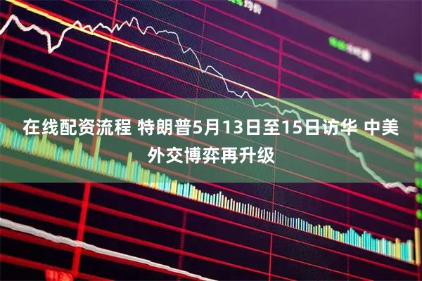 在线配资流程 特朗普5月13日至15日访华 中美外交博弈再升级