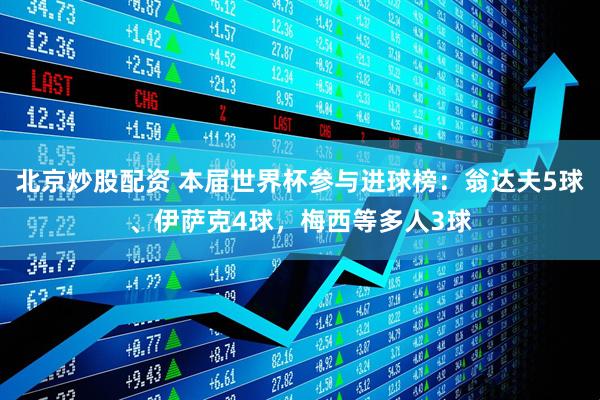 北京炒股配资 本届世界杯参与进球榜：翁达夫5球、伊萨克4球，梅西等多人3球